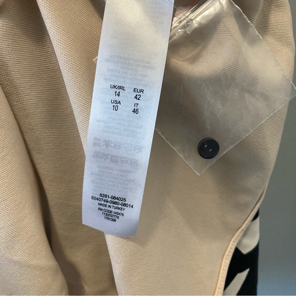 Primark UK Abstract Print Dress with Cut-Out Neckline BNWT Cocktail Party Dress - Picture 8 of 13